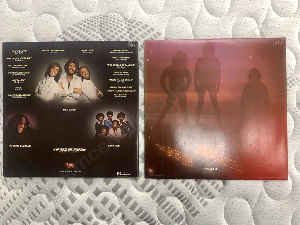 Saturday Night Fever The Original Movie Sound Track Lp With Bee Gees Spirits Having Flown Lp Image 1++