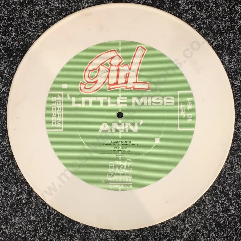 Vintage Girl 'Love Is A Game' 7" White Vinyl Single - Jet Records 1980( Donated As Unable to Sell ) Image 1++