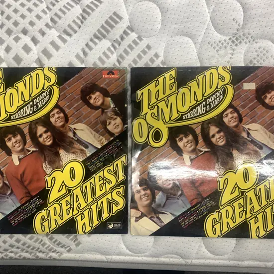 The Osmonds 20 Greatest Hits Vinyl Lp x2