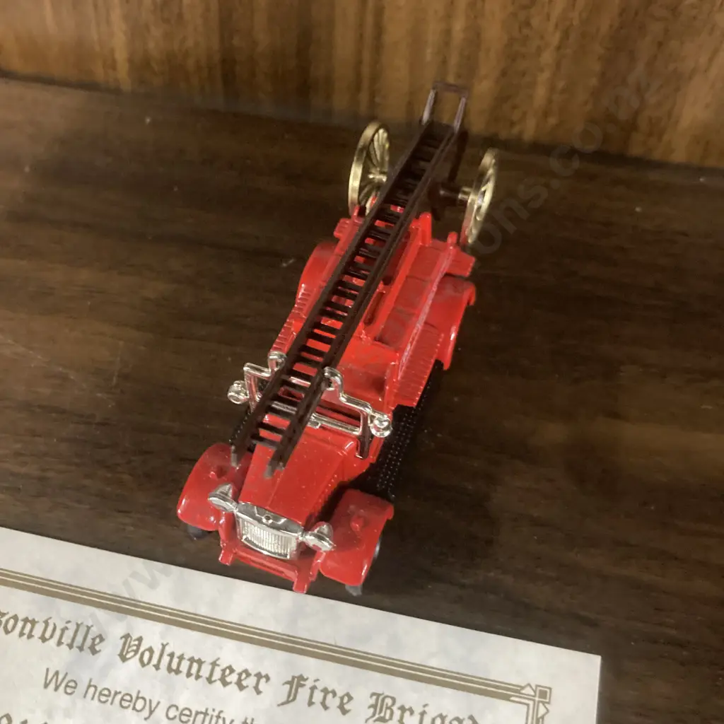 Johnsonville Volunteer Fire Brigade 50th Jubilee 1919 Dennis Fire Engine With Bayley Wheeled Escape, #229/1000, Lledo Image 1++