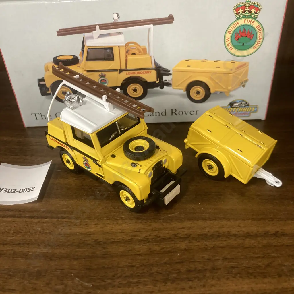 Matchbox The Old Londonderry Land Rover 'NSW Bush Fire Brigades' Image 1++