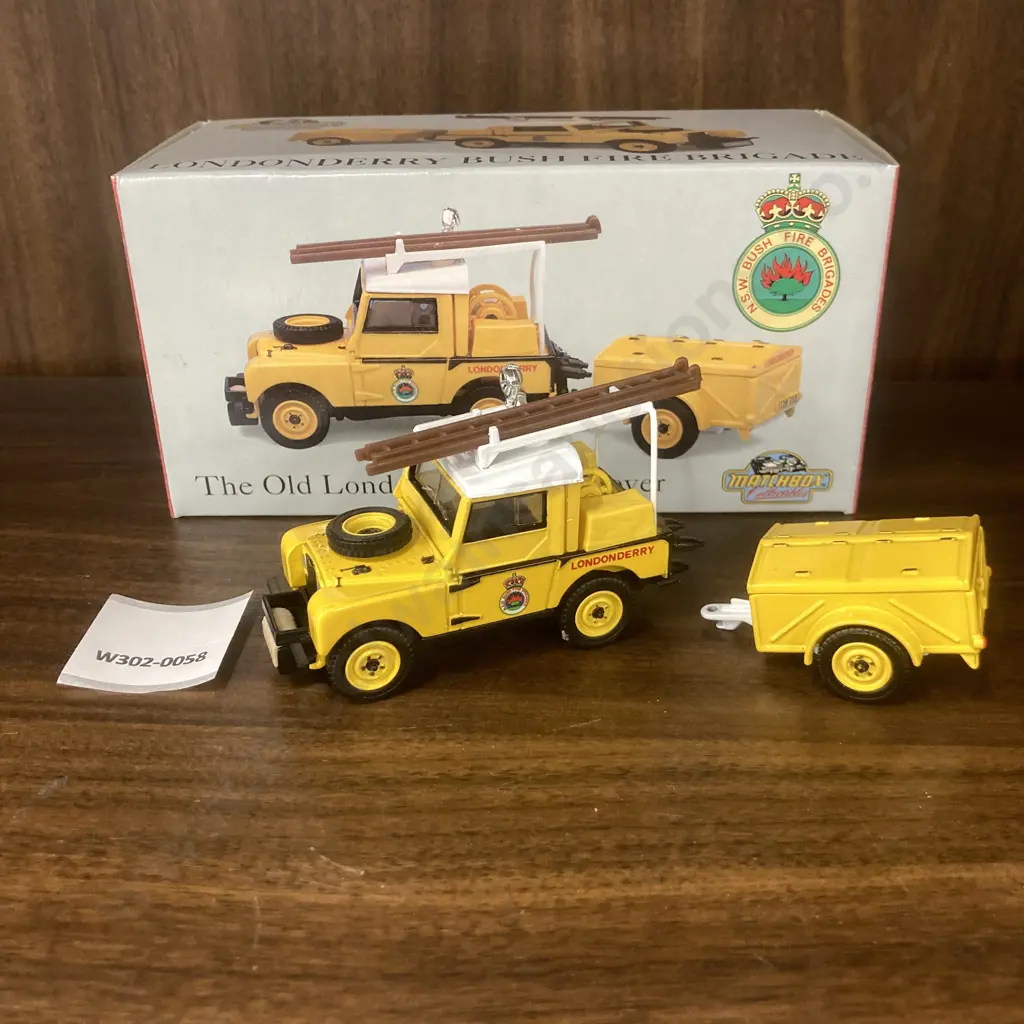Matchbox The Old Londonderry Land Rover 'NSW Bush Fire Brigades' Image 1++