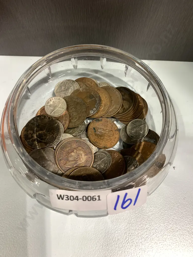 Assortment Of Coins, Half Penny, Sixpence Etc Image 1++