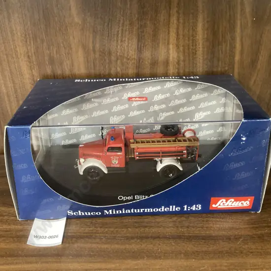 Schuco Opel Blitz S 3T Fire Tanker 1:43