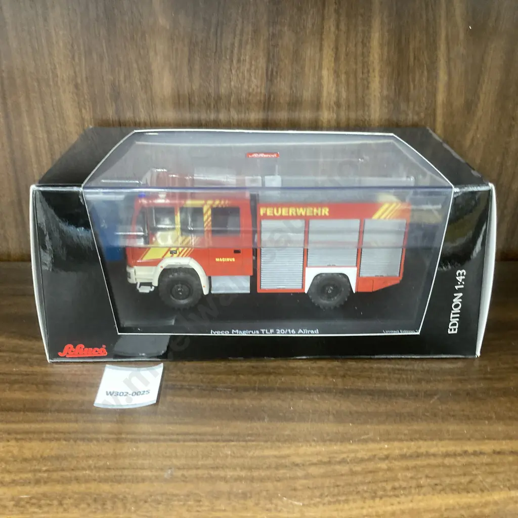 Schuco Iveco Magirus TLF 20/16 Allrad Fire Engine Limited Edition of 1000 1:43 Image 1++
