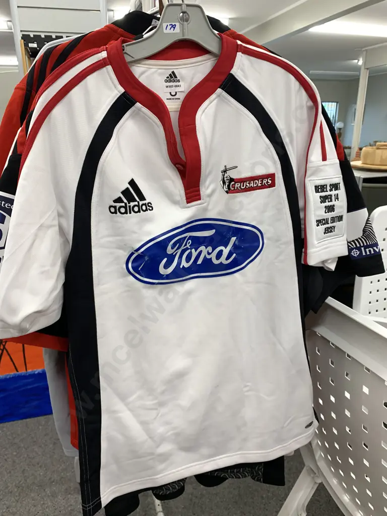 Crusaders Rebel Sport Super 14 2006 Special Edition Rugby Jersey Sz8 Image 1++