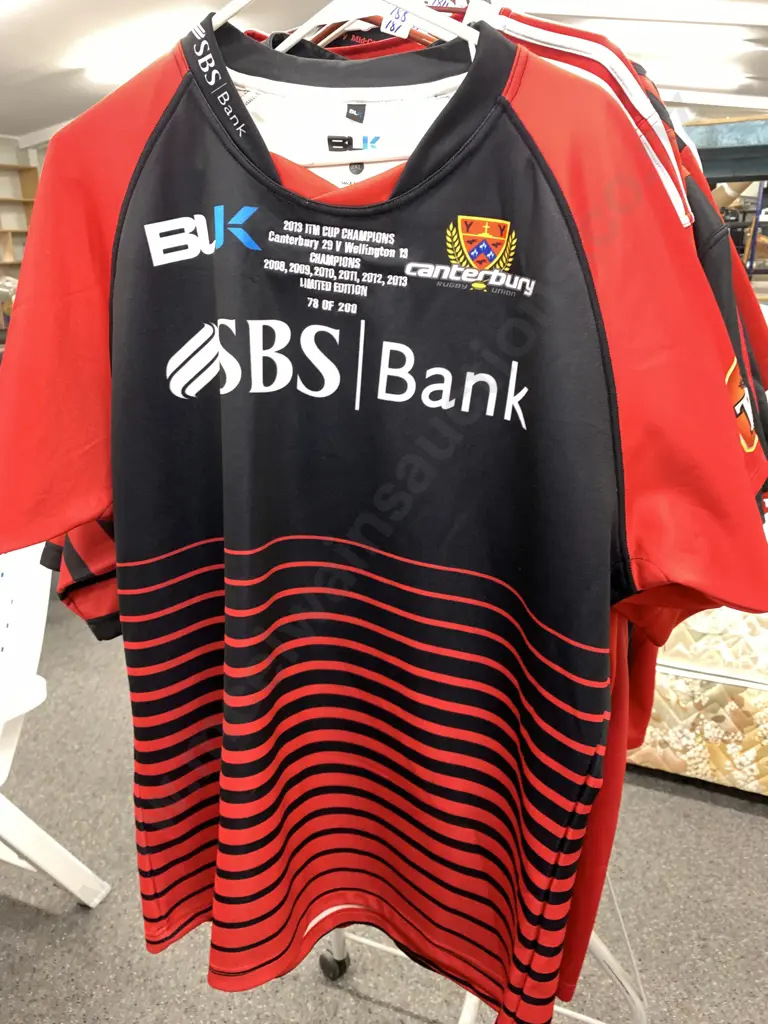 Canterbury 2013 ITM Cup Champions Rugby Jersey 2XL Image 1++