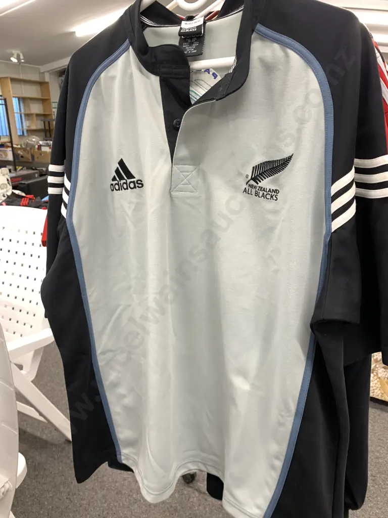 All Blacks Adidas Rugby Jersey 2XL Image 1++