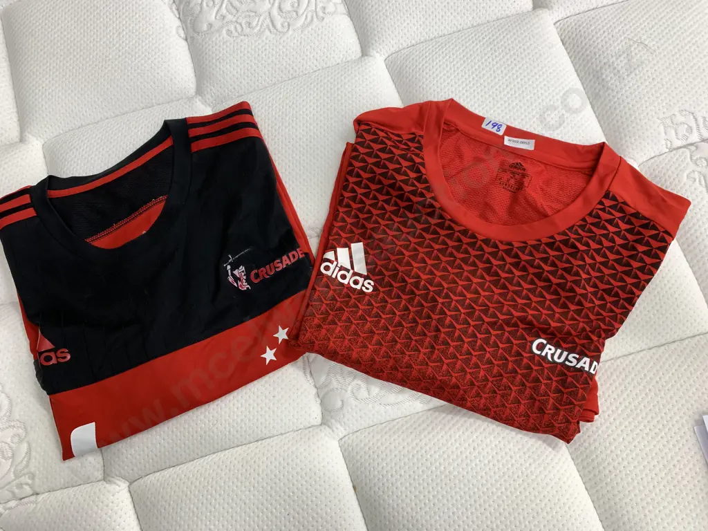 Crusaders Tee Shirts x 2 Size 2XL Image 1++