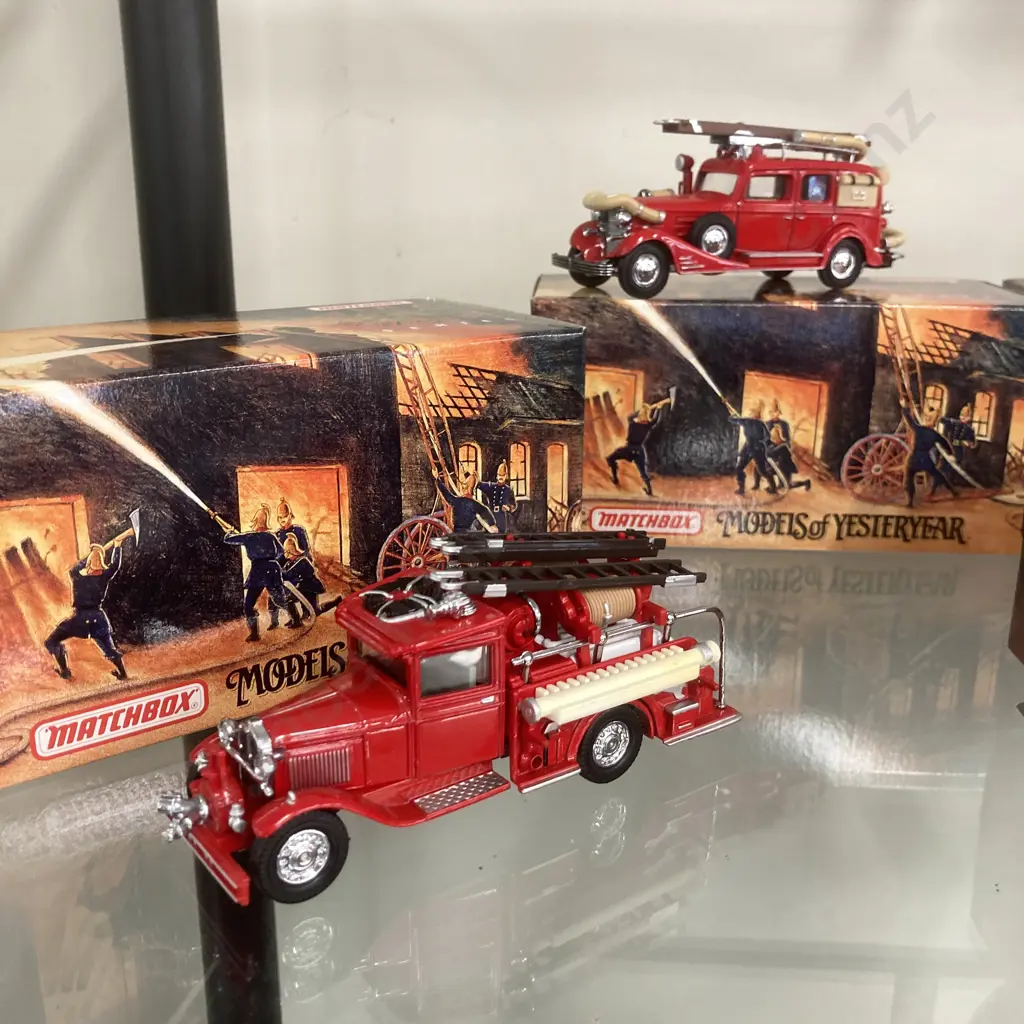 Matchbox Collectibles Six Vintage Fire Engines Premier Collection Image 1++