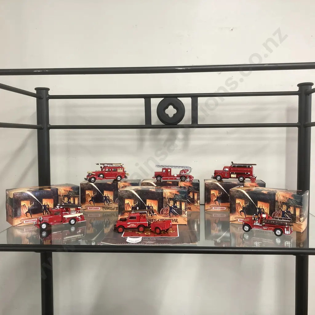 Matchbox Collectibles Six Vintage Fire Engines Premier Collection Image 1++