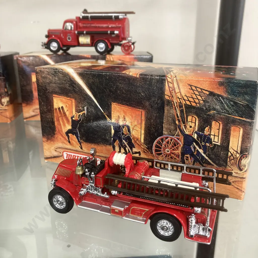 Matchbox Collectibles Six Vintage Fire Engines Premier Collection Image 1++