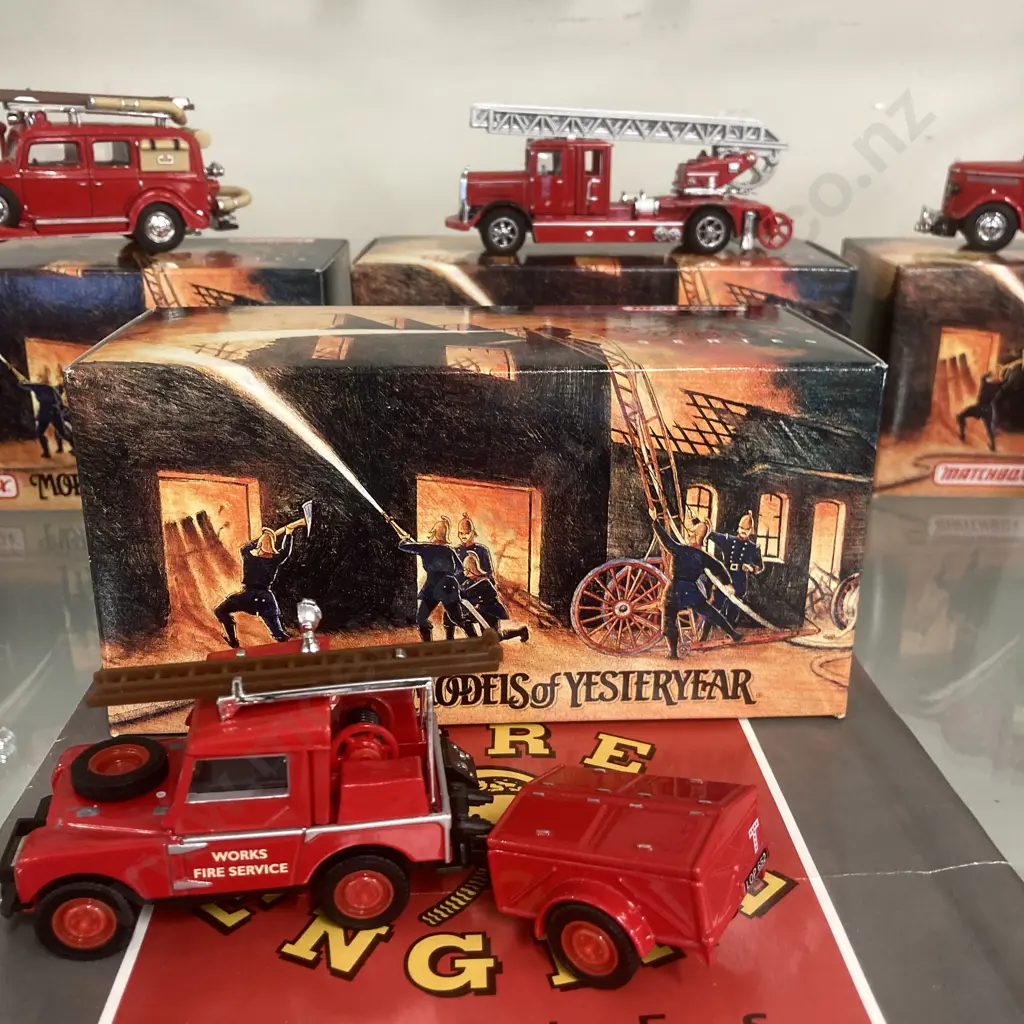 Matchbox Collectibles Six Vintage Fire Engines Premier Collection Image 1++