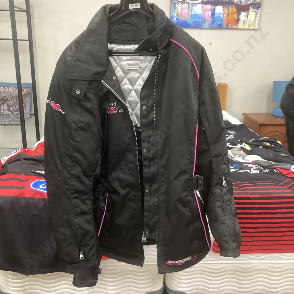 Dririder 'Jewel' Ladies Motorbike Jacket Including Liner, Size XXL Image 1++