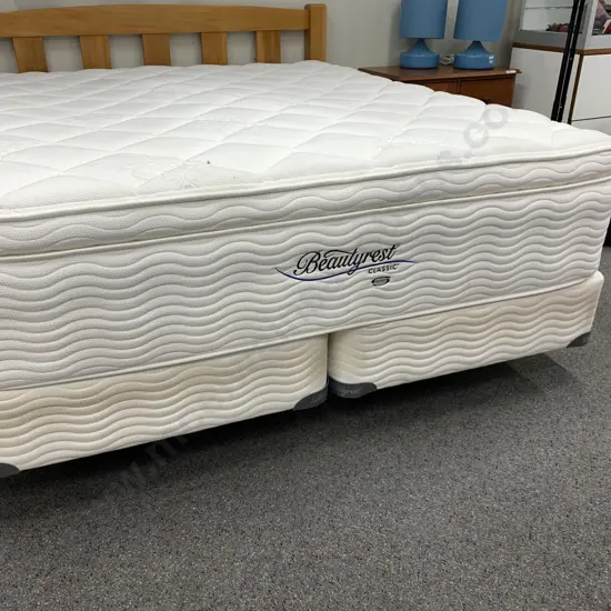 Simmons Beauryrest Classic Kingsize Bed, Split Base