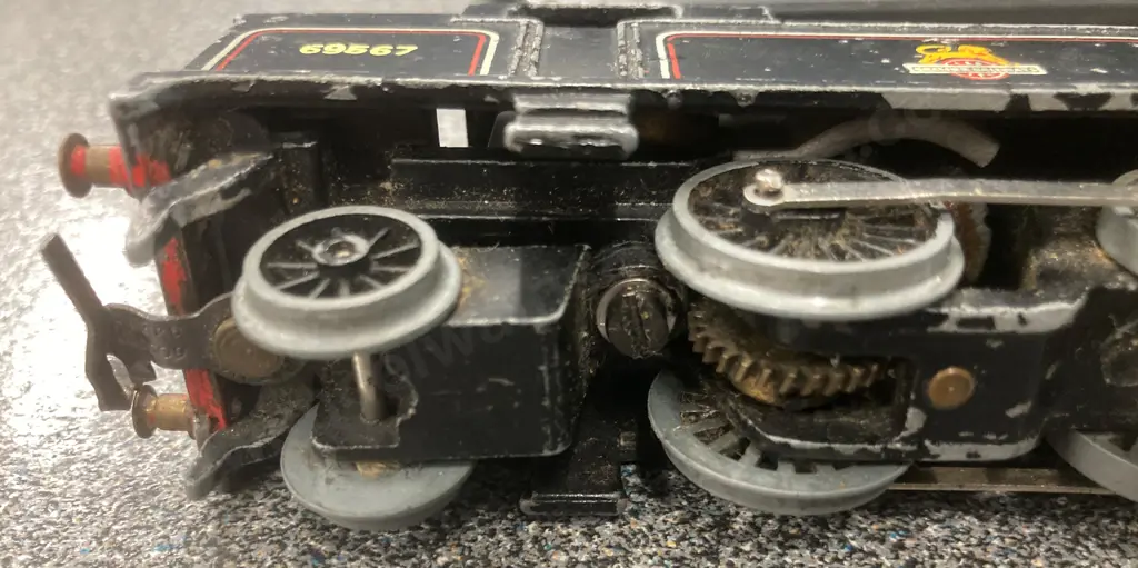 Vintage Hornby 69567 Train Engine (Electric) & 4 Rolling Stock Image 1++