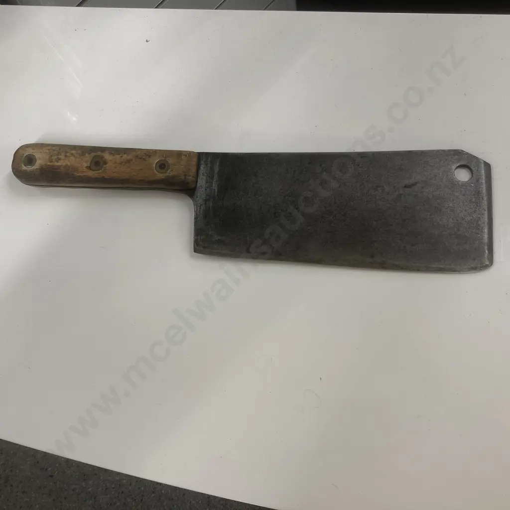 Antique Brades England Pat.910 10" Butchers Cleaver, c1890, L42cm Image 1++