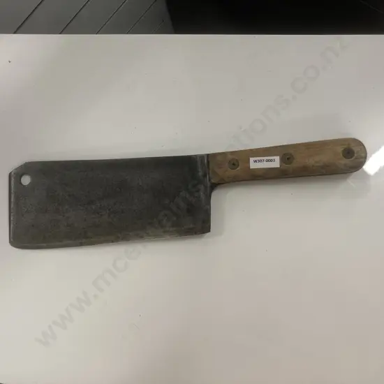 Antique Brades England Pat.910 10" Butchers Cleaver, c1890, L42cm