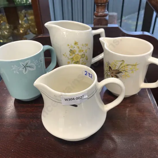 Selection Of Crown Lynn Jugs x 4