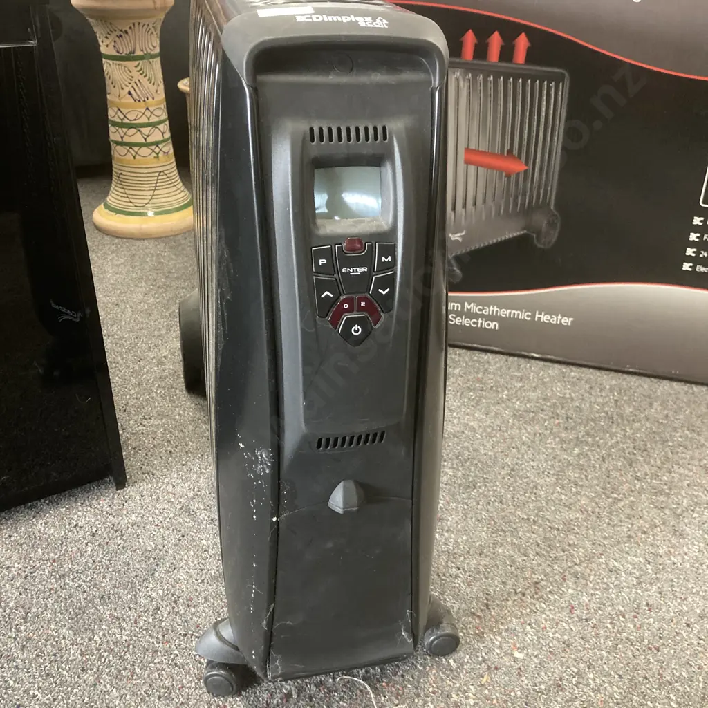 Dimplex CDE24ECCB Cadiz Eco Heater, Black, With Remote & Manual Image 1++