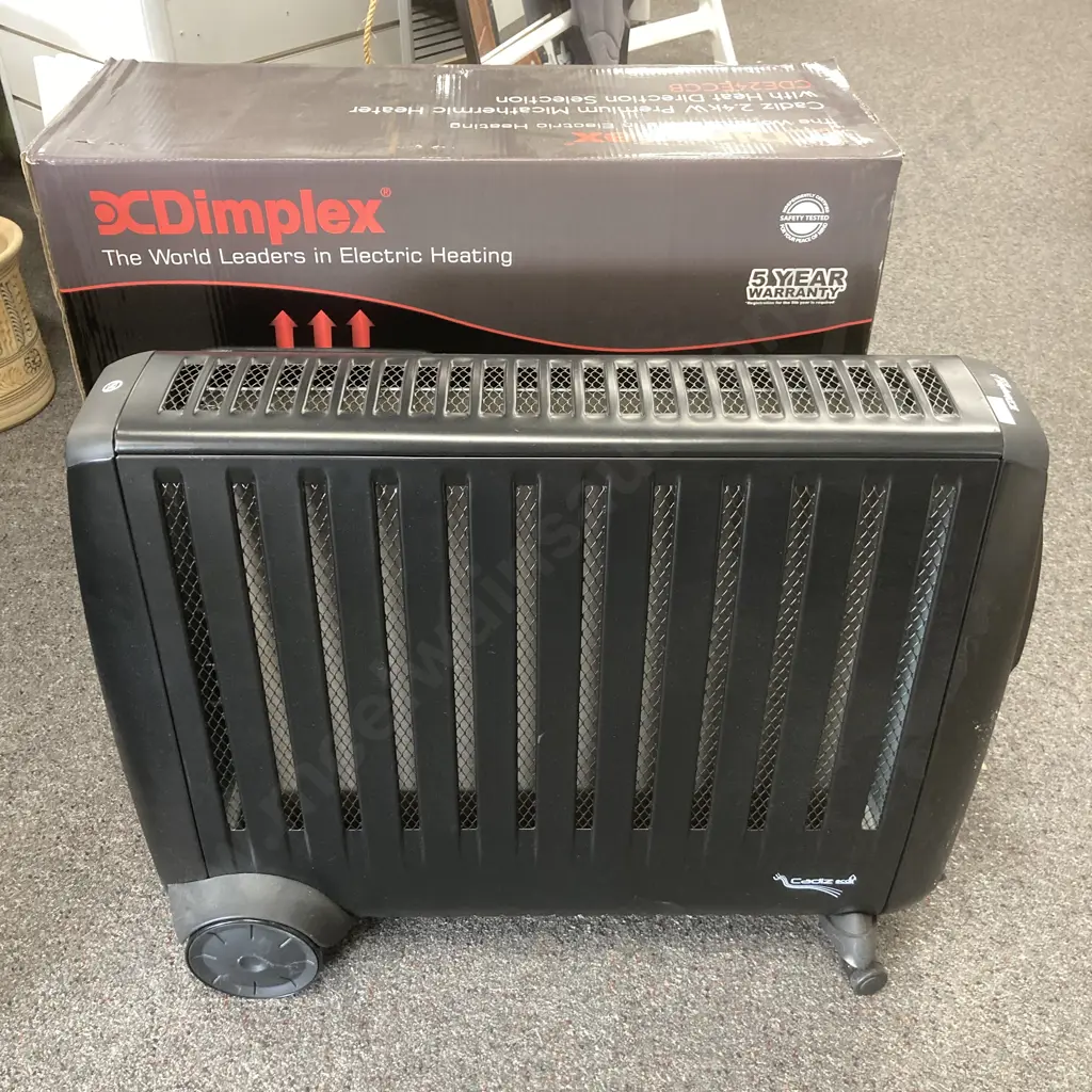 Dimplex CDE24ECCB Cadiz Eco Heater, Black, With Remote & Manual Image 1++