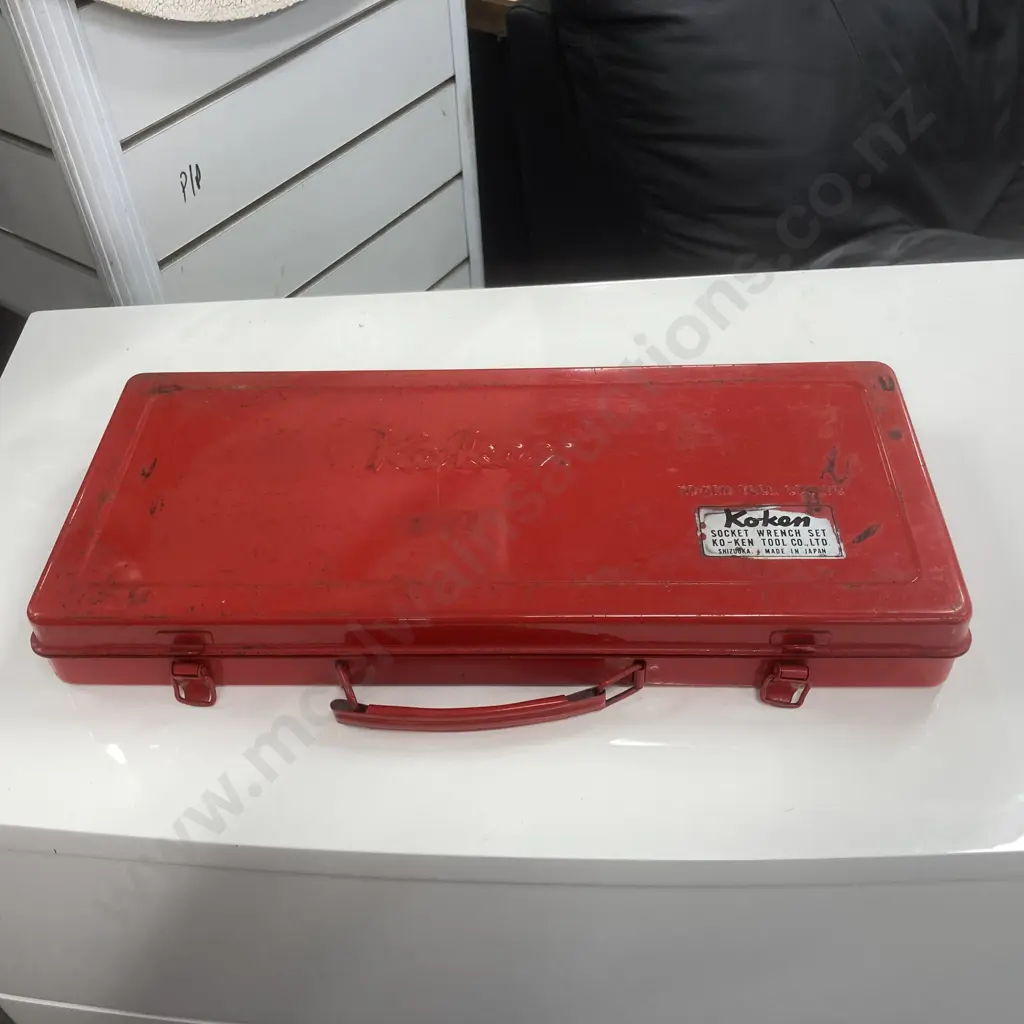 Koken 29 Pce Socket Wrench Set In Steel Case, Model 4290AM Image 1++