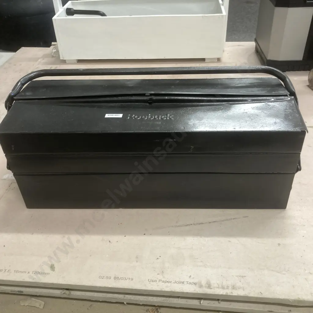 Roebuck Steel Cantilever Toolbox, Tools Etc Image 1++