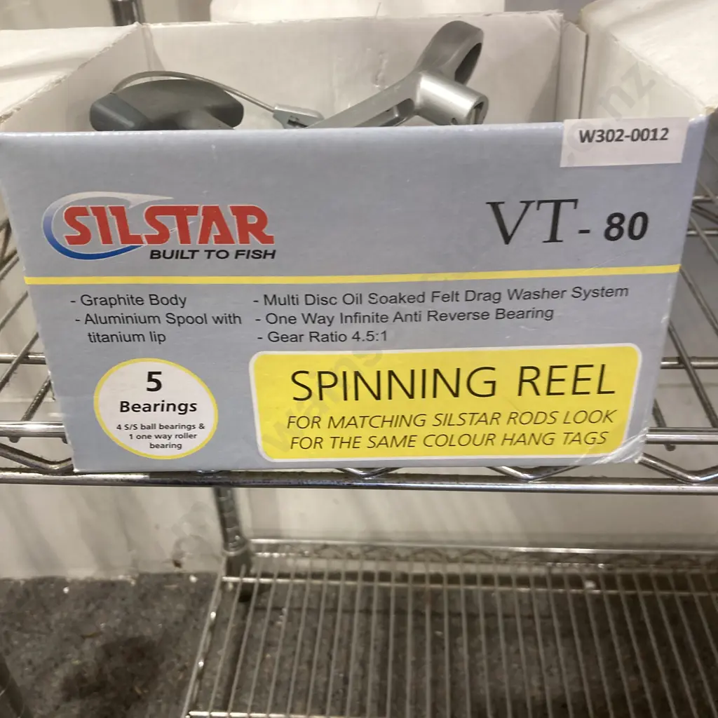 Silstar VT 80 Spinning Reel In Box Image 1++