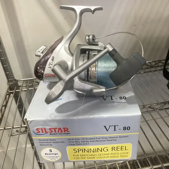 Silstar VT 80 Spinning Reel In Box