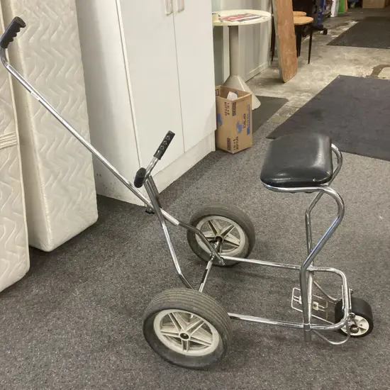 Golf Trundler, Kean Kart 3 Wheel With Seat