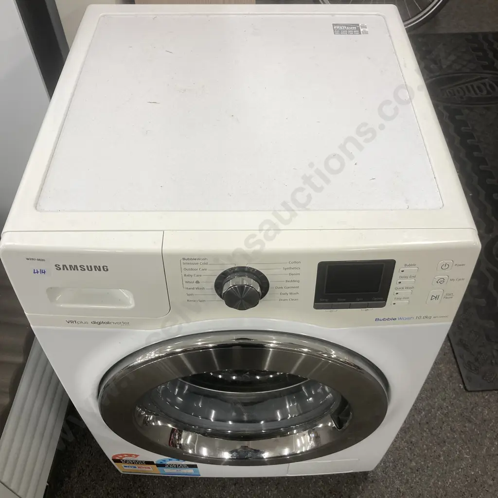 Washing Machine - Samsung Bubble Wash 10.0Kg WF1104XAC Front Loader Image 1++