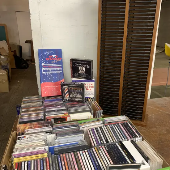 Large Selection Of Classical Cds With Cd Storage Rack