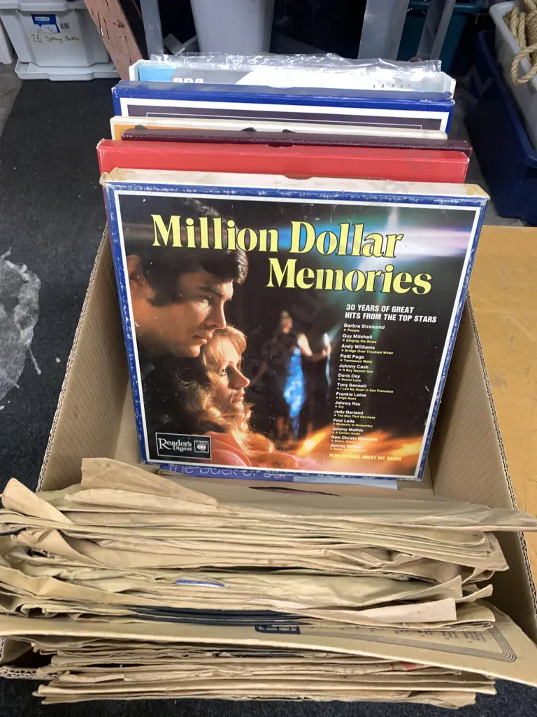 Box Lot Of Vintage Records Including Box Sets Etc Image 1++