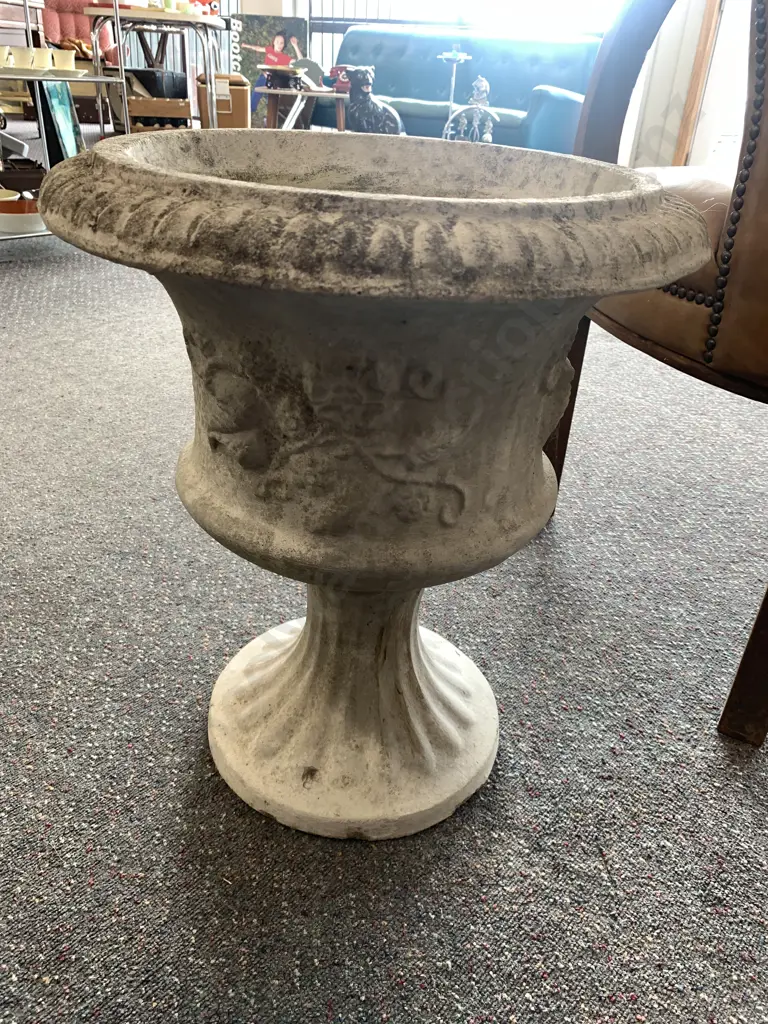 Classical Concrete Garden Urn,  55 x 45cm Image 1++