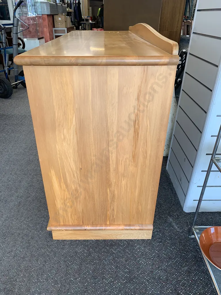 Rimu Sideboard, 3 Drawer, 3 Door (4 Hidden Drawers), 93 x 144cm Image 1++