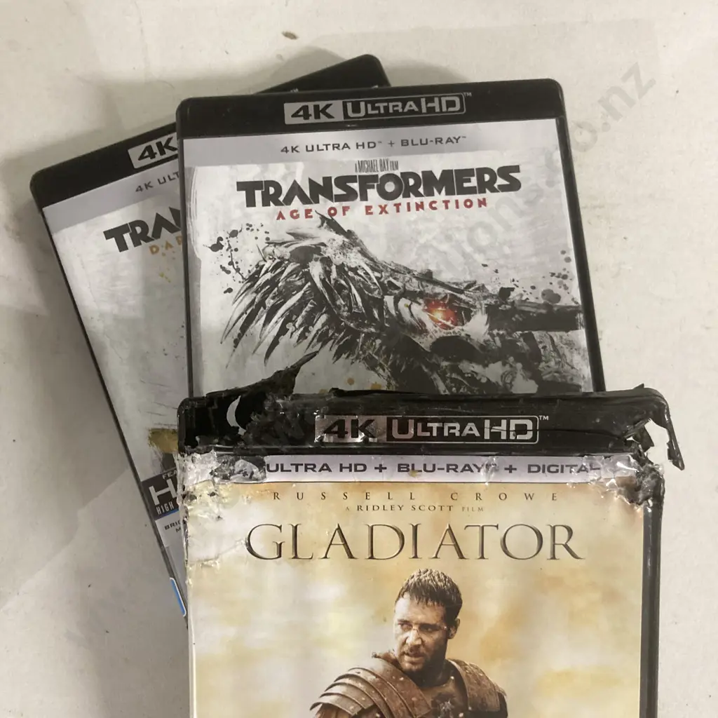 4K UltraHD x 7, Hotel Artemis, Transformers, Oceans8, Robin Hood, Gladiator, First Man Image 1++