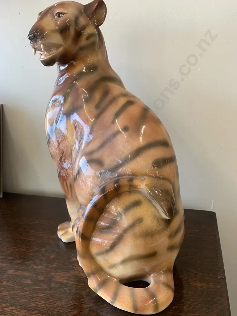 Vintage Ceramic Tiger H55cm,W35cm Image 1++