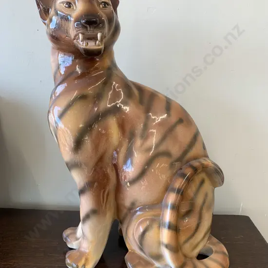 Vintage Ceramic Tiger H55cm,W35cm