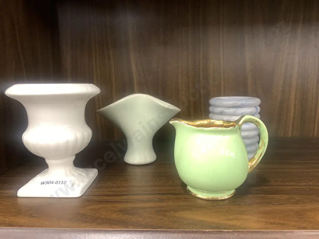Assortment Of Vases & Creamer, Includes Devon, Shorter & Sons Etc Image 1++
