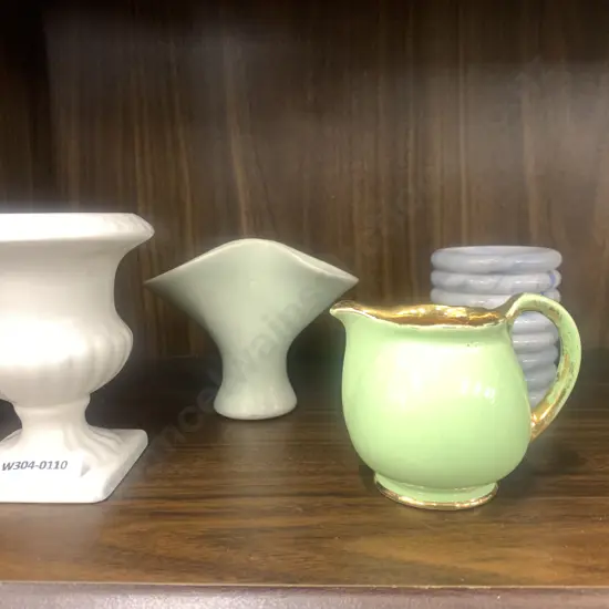 Assortment Of Vases & Creamer, Includes Devon, Shorter & Sons Etc