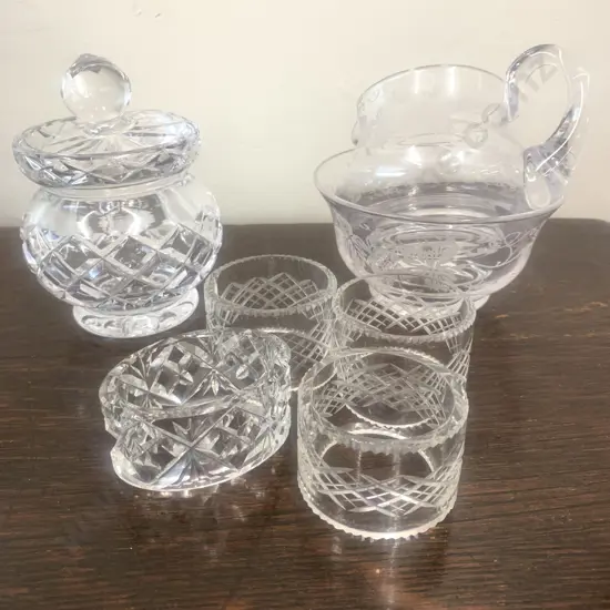 Assortment Of Crystal Items Including Stuart