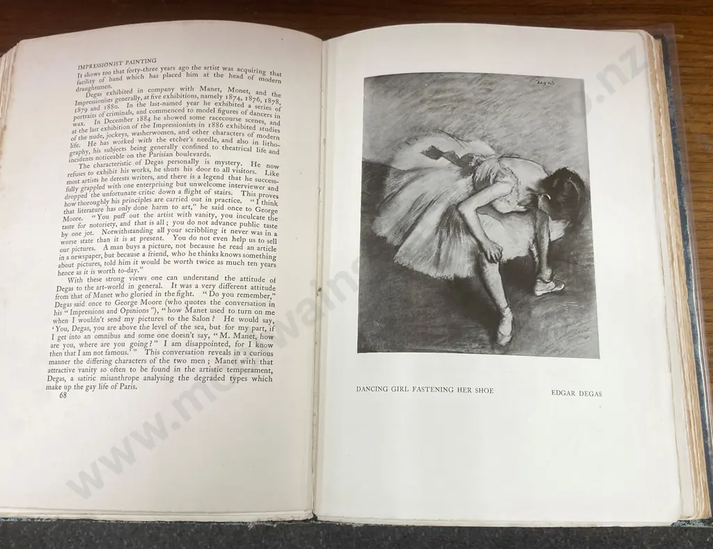 Vintage Book Impressionist Painting, Its Genesis and Development by Wynford Dewhurst 1904 Image 1++