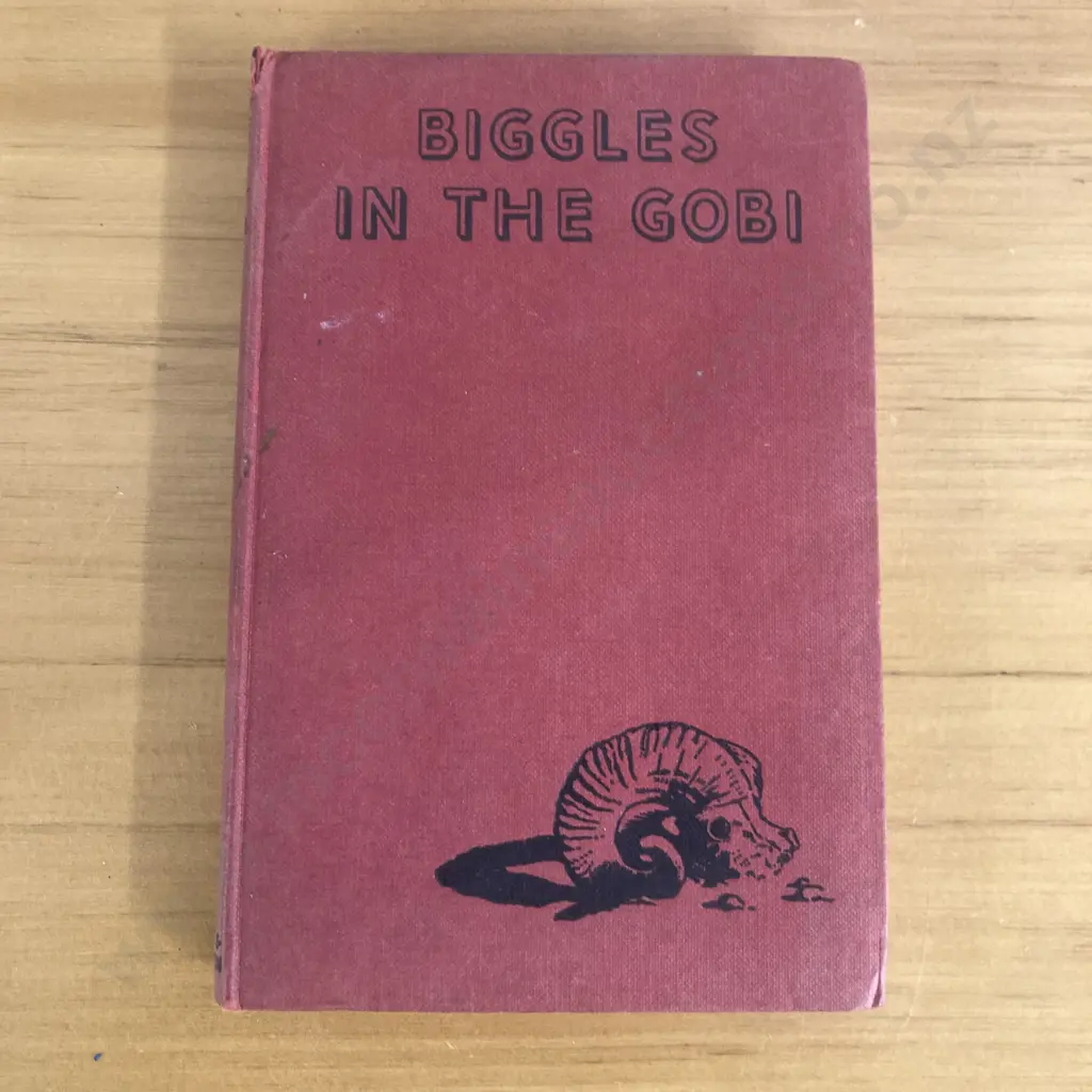 First Edition (1953) Biggles in the Gobi by Johns, W. E. (Captain), Hardcover, London: Hodder & Stoughton Image 1++