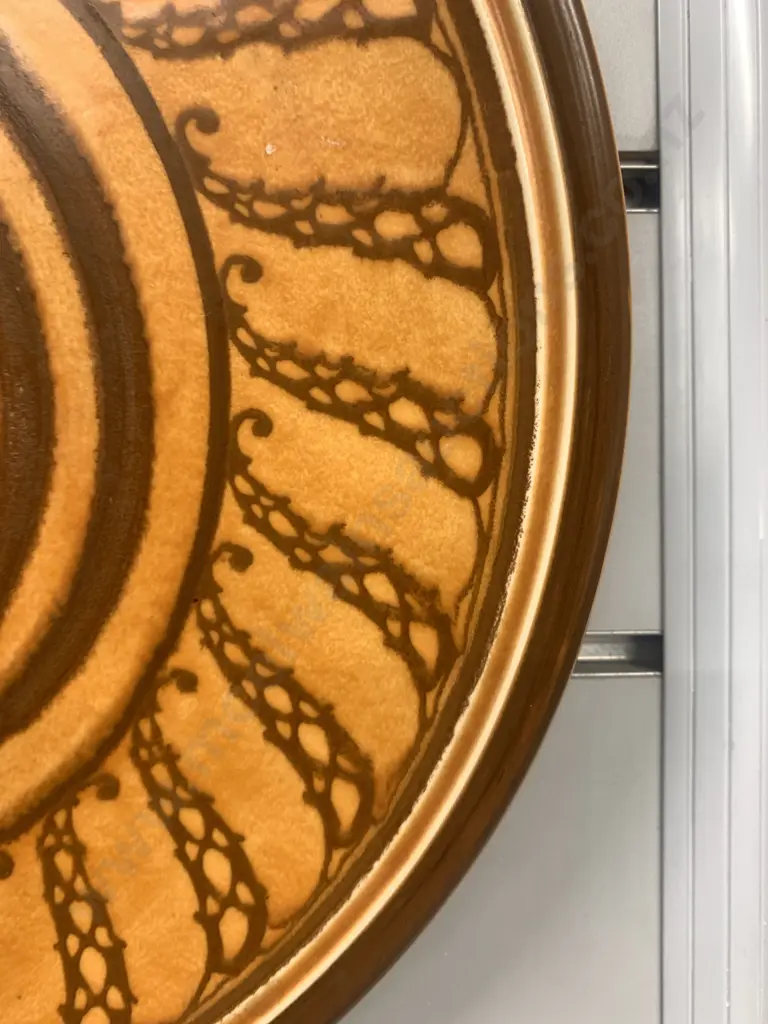 Vintage Royal Doulton #DO741 Wall Plaque / Plate, Dia34cm, Terracotta & Brown Tones Image 1++