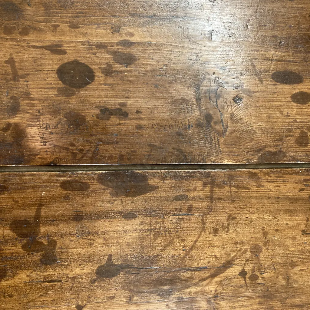 Antique French Baltic Pine Coffee Table With A Single Drawer, H51 W143 D70cm Image 1++