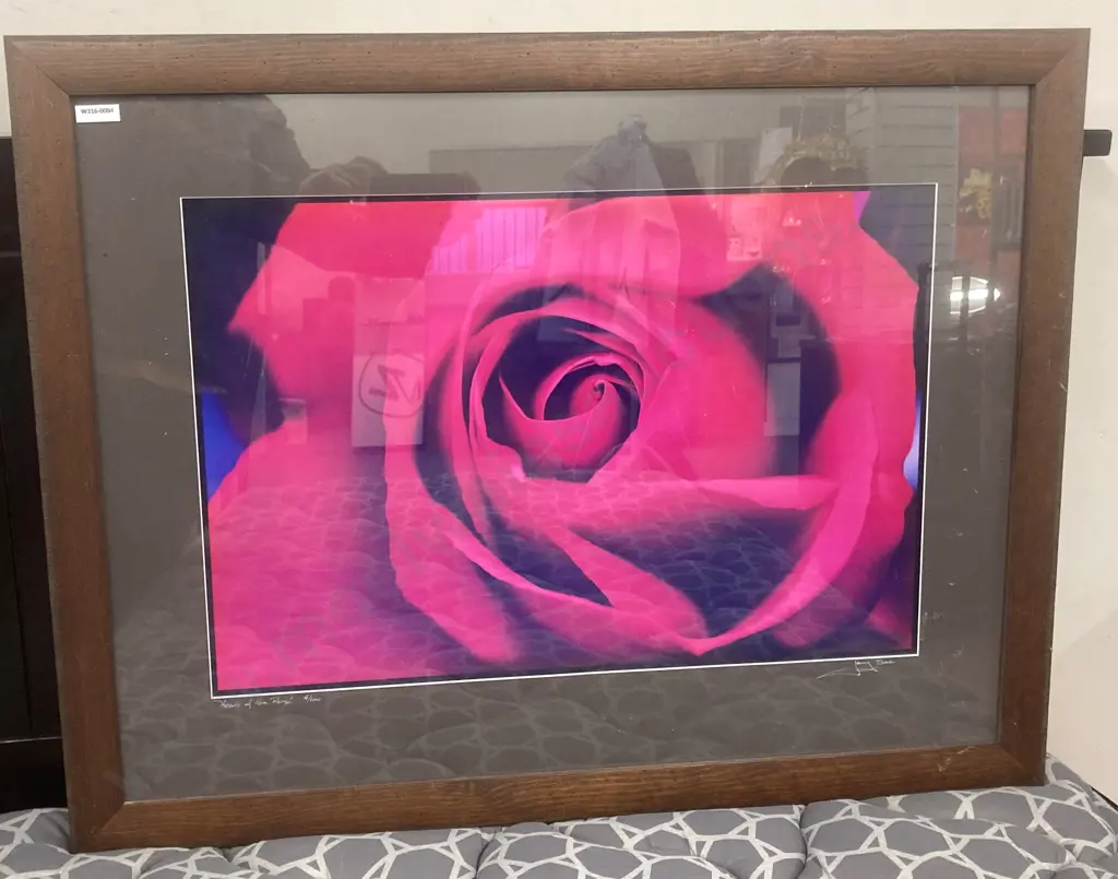 Heart Of The Rose Limited Edition Print 4/100 Signed By The Artist, 64 x 83cm Image 1++