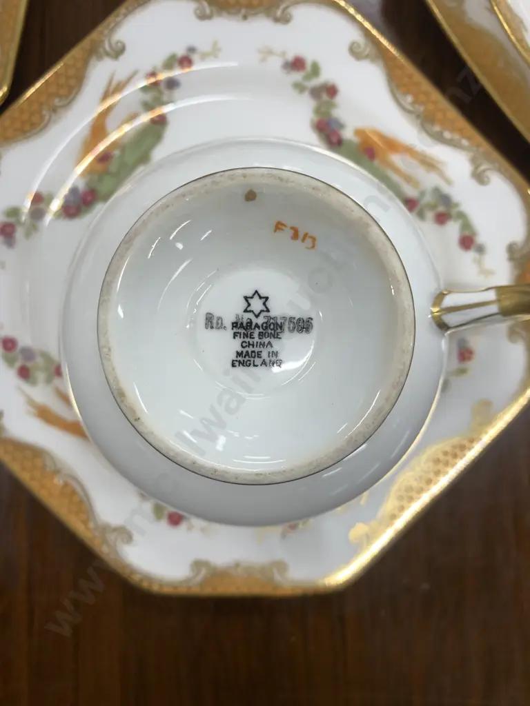 Vintage 'Paragon' Tea Ware Items Pattern #220255 18 Pieces Image 1++