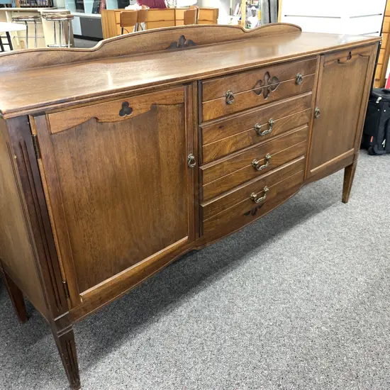 Airest Mahogany Sideboard, 4 Drawer, 2 Door, H93 W167 D43cm