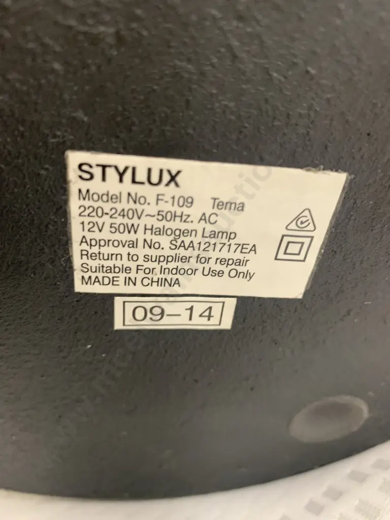 Stylux Chrome Pedestal Lamp, Adjustable Height, Model F-109 Tema Image 1++