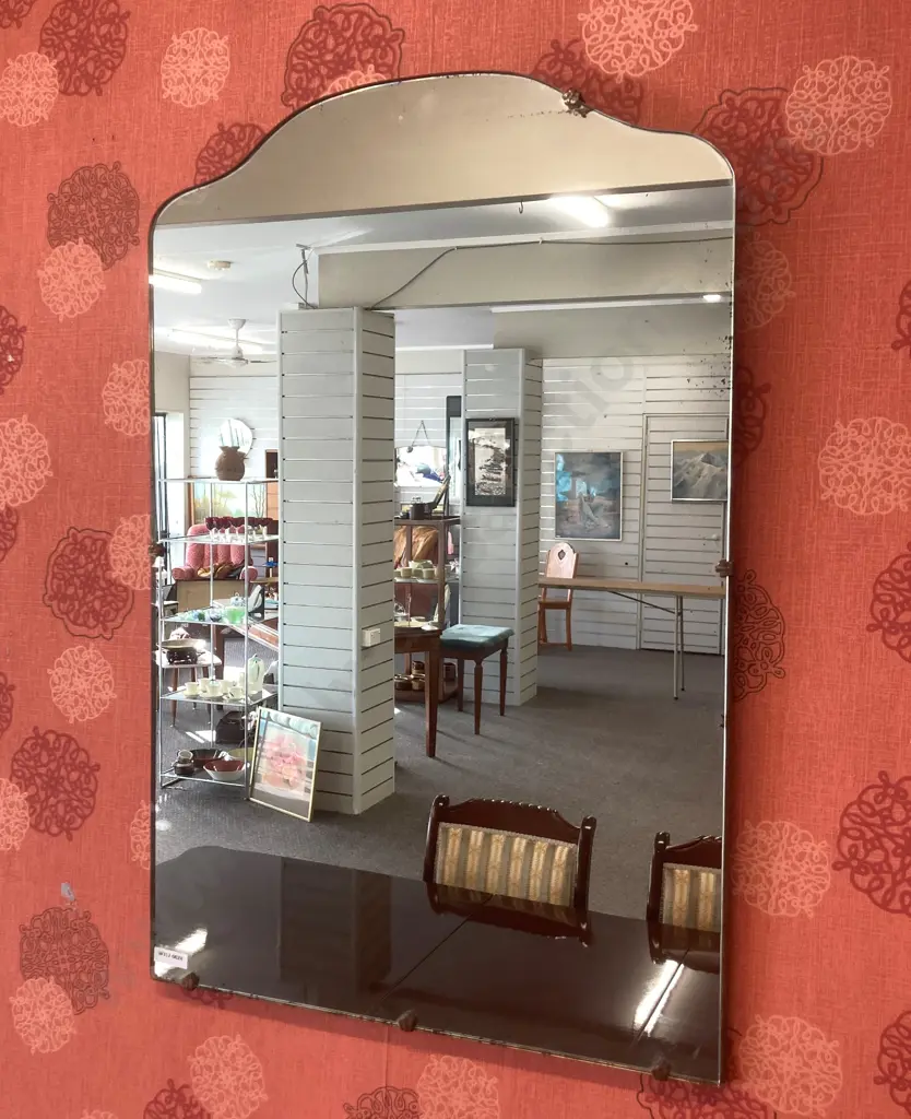 Vintage Dome Topped Mirror, 46 x 70.5cm Image 1++